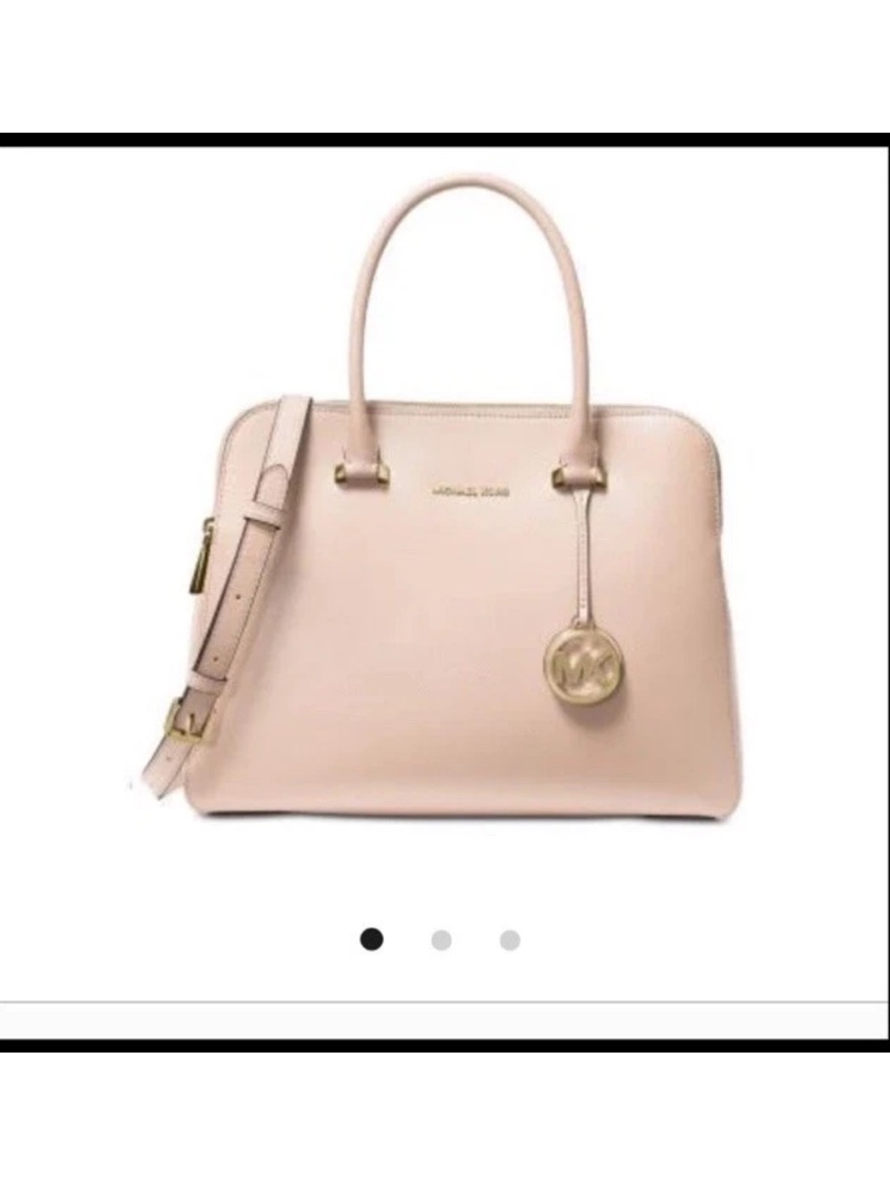 Michael Kors Houston Soft Pink Leather Satchel NWT